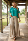 Western mint dot short sleeve women's boutique tops Southern Stitch GJQ15830 C11