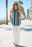 Chic serape printed & sleeveless women's boutique top Southern Stitch GJQ15986 Gfloor