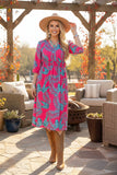 Chic women boutioque dress & 3/4 sleeve and pockets Southern Stitch GJQ15990 AS8