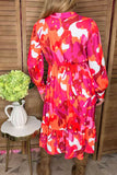 Trendy western long sleeve midi women's boutique dress GJQ16294 (AS6)