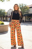 Trendy cherries & 8 balls wide leg women's boutique pant Southern Stitch GJQ17190