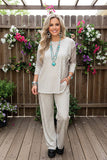 Western checkered wide leg women's boutique pant Southern Stitch GJQ17397