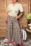 Western aztec tiered & chevron & pink trim women's boutique pant Southern Stitch GJQ17537 GS1