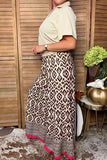 Western aztec tiered & chevron & pink trim women's boutique pant Southern Stitch GJQ17537 GS1
