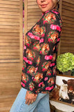 Western Christmas horse gift black women's boutique top Southern Stitch GJQ17688