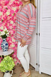 Plus size women's clothing wholesale multi color serape long sleeve top GJQ8131  CS8