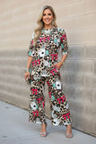 Western leopard lucky 777 top & pant women boutique set Southern Stitch HQ17585