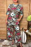 Western leopard lucky 777 top & pant women boutique set Southern Stitch HQ17585