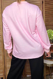 Christmas tree & Merry Bright pink women's boutique top Southern Stitch HQ17656