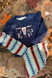 XCH0015-20H WESTERN AZTEC PRINT 2PC SET