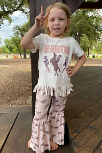 WANTED horse riding girl 2pcs set 1138WY