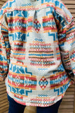 DLH14231 Wholesale aztec western shacket for women