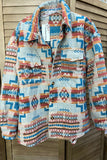 DLH14231 Wholesale aztec western shacket for women