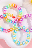 Mixed patterns and color cute acrylic girls bracelet $10--8pcs mix