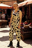 Women's apparel wholesale One piece overall leopard jumpsuit w/waistband & pockets YMY15073 (AS8) (Copy)