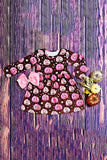 Halloween pumpkin brown long sleeve girls boutique dress DLH2664 7S6