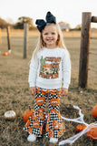 Western cowboy pumpkin, checkers girls boutique set XCH0010-12H (9S5)