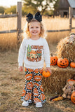 Western cowboy pumpkin, checkers girls boutique set XCH0010-12H (9S5)