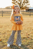 Western "HAPPY FALL YALL" halloween girls boutique outfit set XCH0010-23H 9S6