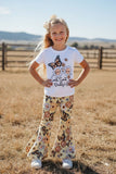 Western Sweet Daddy's girl butterfly & sunglasses girls boutique set XCH0010-24H (A6S2)