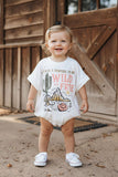 Western girls romper western baby onesie w/short sleeves XCH0014-6H (A12S2)
