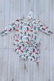 Western cowgirl long sleeve top & shorts girls boutique set XCH04078