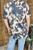 T-shirt wholesale 4th July Star multi color printed short sleeves women tops XCH11985