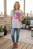 Western cowgirl paisley short sleeve women's boutique top Southern Stitch XCH14679 (GS2)