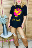 Western "give thanks" sequin turkey embroidery boutique women's top XCH16560 BS10