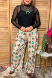 Western cowboy wide leg women's boutique pant Southern Stitch XCH17084