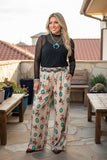 Western cowboy wide leg women's boutique pant Southern Stitch XCH17084