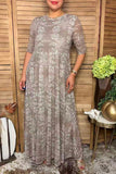 Chic floral sheer maxi women boutique dress Southern Stitch XCH17484
