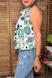 Western jewel & dice lucky cowgirl women's boutique vest Southern Stitch XCH17556