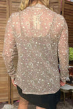 Western paisley sheer long sleeve women's boutique top Southern Stitch XCH17838