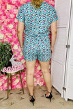 Women's overall jumpsuit wholesale & leopard prints & pockets YMY10833