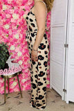 Women's apparel wholesale One piece overall leopard jumpsuit w/waistband & pockets YMY15073 (AS8)