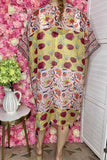 Women's duster wholesale online Floral printed kimono w/tassels YZ213208