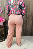 YMY13847 Coral velvet straight women bottom/pants w/side pockets (IS16 )