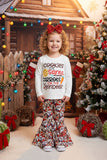 "COOKIES FOR SANTA...CARROTS FOR THE REINDEER" 2pc girls set XCH0015-23H A9S1