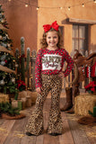 Wholesale "Santa Baby" prints long sleeve girls t-shirt DLH2574 A9S7
