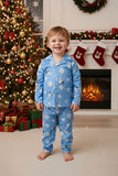 Christmas snowflake unisex kids pajamas sets DLH2810 A9S2