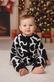 Bamboo cow printed long sleeve zipper baby romper DLH2885 A13S4