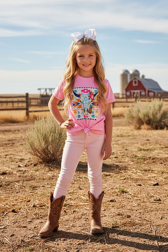 Light pink denim jeans tight pant girls legging DLH2853  (A11S7)