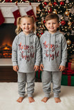 BQ2408 Mom and Me Christmas hoody sweatshirts 2pc kids clothing sets A9S1