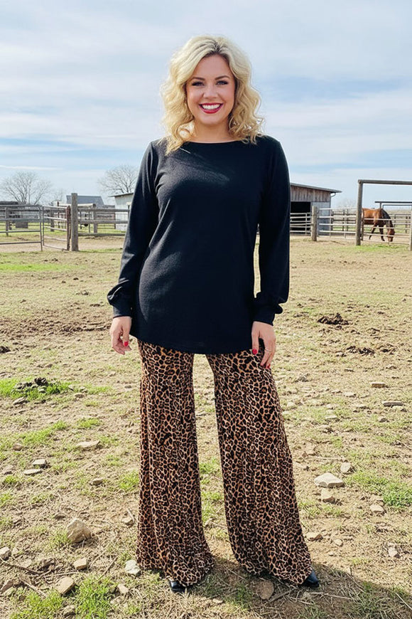 Wholesale Black long sleeve w/tighten cuff women tops BQ15722-1(GS7)