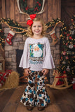 "Merry Christmas" Santa western kids outfit sets XCH0018-12H A9S8