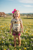 The lord is my light and salvation short sleeve girls t-shirt DLH0923-10 A16S6