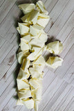 Chic double layer rehinestone 7.5" cream boutique girls hairbow $10 for 12pc