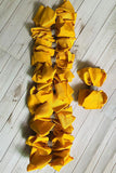 Chic double layer rehinestone 7.5" yellow boutique girls hairbow $10 for 12pc