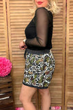 DLH11813 Camouflage printed shorts w/adjustable waist strap  IS21